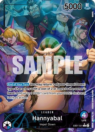 Image of Hannyabal (Alternate Art) (EB01-021) - Extra Booster: Memorial Collection Foil