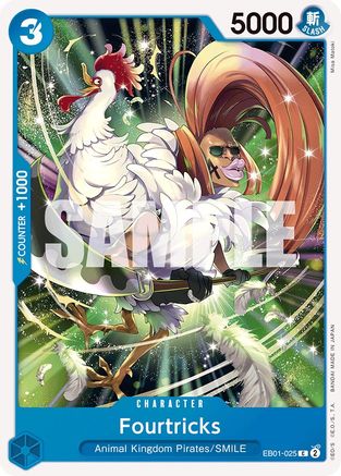 Image of Fourtricks (EB01-025) - Extra Booster: Memorial Collection