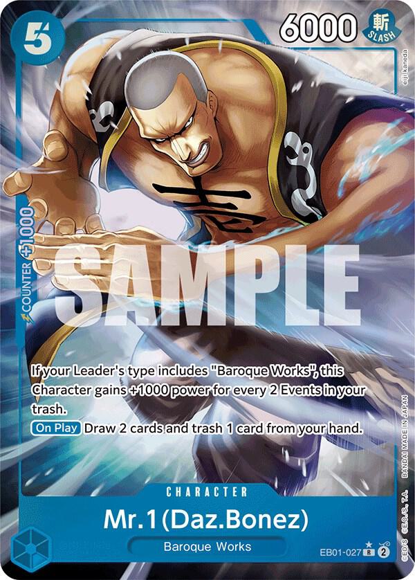 Mr. 1 (Daz.Bonez) (Alternate Art) - Extra Booster: Memorial Collection (EB-01)