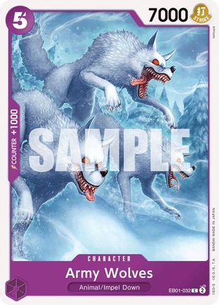 Image of Army Wolves (EB01-032) - Extra Booster: Memorial Collection