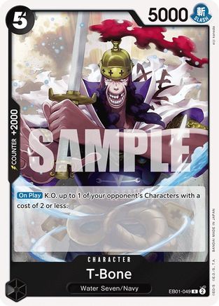 Image of T-Bone (EB01-049) - Extra Booster: Memorial Collection Foil