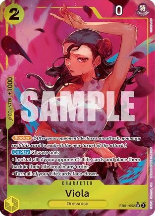 Image of Viola (Alternate Art) (EB01-052) - Extra Booster: Memorial Collection Foil