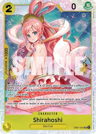 Image of Shirahoshi (EB01-057) - Extra Booster: Memorial Collection Foil