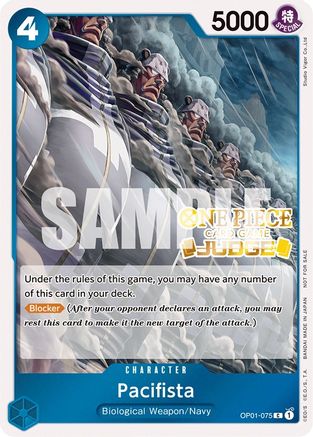 Image of Pacifista (Judge Pack Vol. 3) (OP01-075) - One Piece Promotion Cards Foil