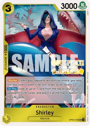 Image of Shirley (Judge Pack Vol. 3) (OP03-104) - One Piece Promotion Cards Foil