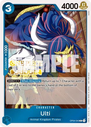 Image of Ulti (Judge Pack Vol. 3) (OP04-043) - One Piece Promotion Cards Foil