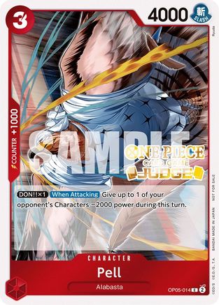 Image of Pell (Judge Pack Vol. 3) (OP05-014) - One Piece Promotion Cards Foil