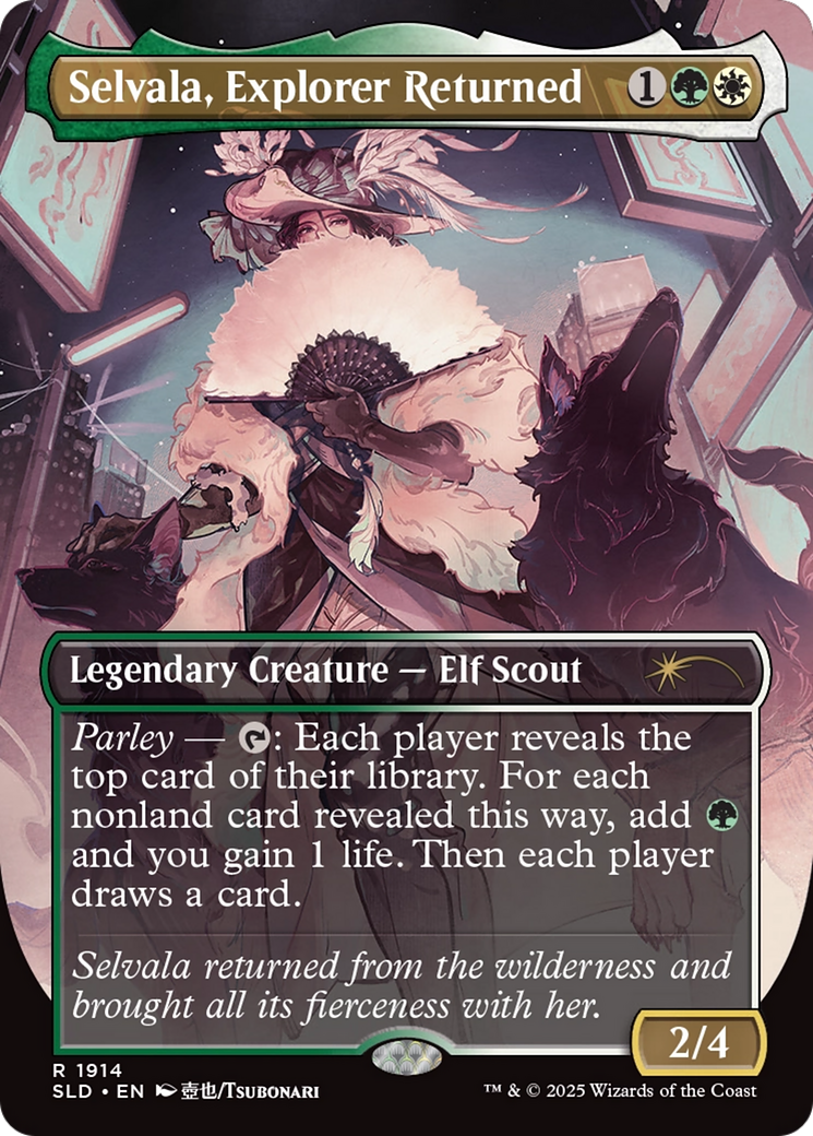 Image of Selvala, Explorer Returned (SLD-1914) - Secret Lair Drop (Borderless) Foil