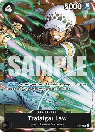 Image of Trafalgar Law (Event Pack Vol. 4) (P-038) - One Piece Promotion Cards Foil
