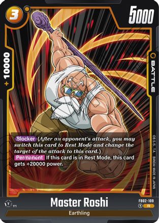 Image of Master Roshi - FB02-109 (FB02-109) - Blazing Aura Holofoil