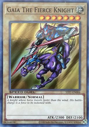 Image of Gaia The Fierce Knight (STP7-EN006) - Speed Duel: Tournament Pack 7 Unlimited