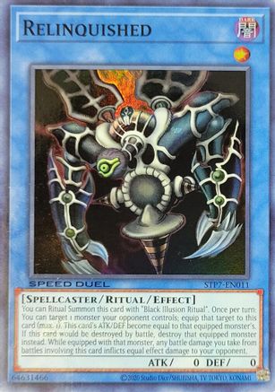 Image of Relinquished (STP7-EN011) - Speed Duel: Tournament Pack 7 Unlimited