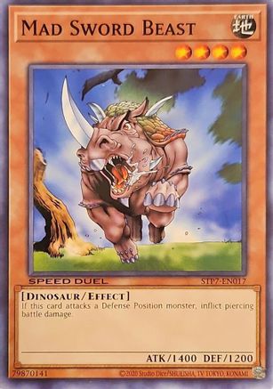 Image of Mad Sword Beast (STP7-EN017) - Speed Duel: Tournament Pack 7 Unlimited