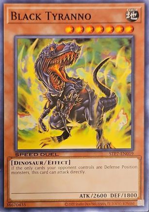 Image of Black Tyranno (STP7-EN019) - Speed Duel: Tournament Pack 7 Unlimited
