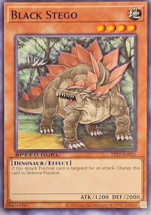 Image of Black Stego (STP7-EN021) - Speed Duel: Tournament Pack 7 Unlimited