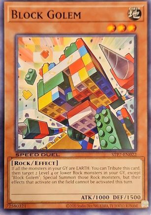 Image of Block Golem (STP7-EN022) - Speed Duel: Tournament Pack 7 Unlimited
