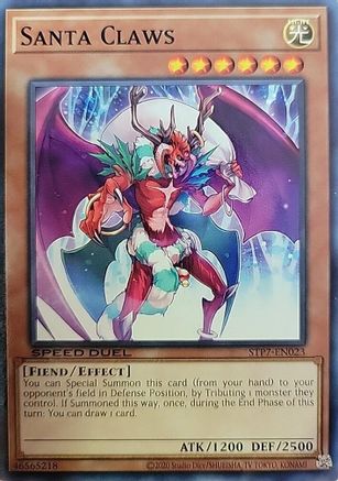 Image of Santa Claws (STP7-EN023) - Speed Duel: Tournament Pack 7 Unlimited