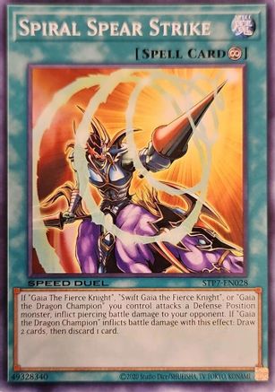 Image of Spiral Spear Strike (STP7-EN028) - Speed Duel: Tournament Pack 7 Unlimited