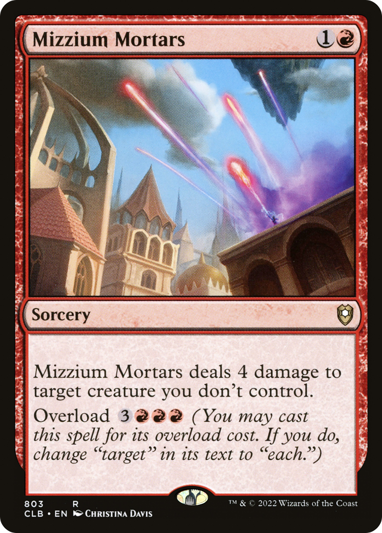 Image of Mizzium Mortars (CLB-803) - Commander Legends: Battle for Baldur's Gate