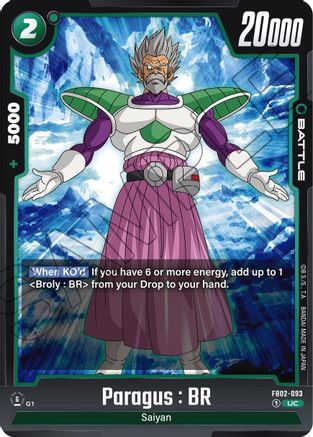 Image of Paragus : BR (FB02-093) - Blazing Aura