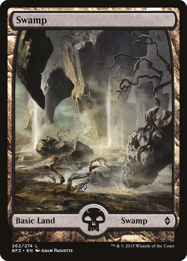 Image of Swamp (262) - Full Art (BFZ-262) - Battle for Zendikar