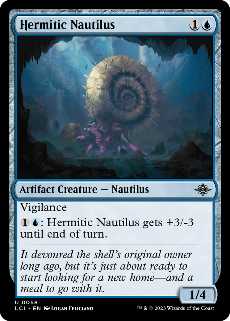 Image of Hermitic Nautilus (LCI-058) - The Lost Caverns of Ixalan