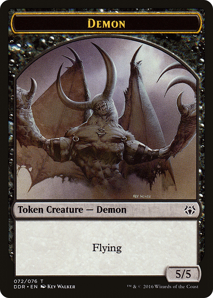 Image of Demon Token (DDR-072) - Duel Decks: Nissa vs. Ob Nixilis