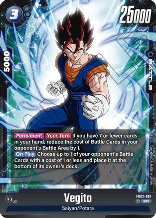 Image of Vegito - FB02-061 (FB02-061) - Blazing Aura Holofoil