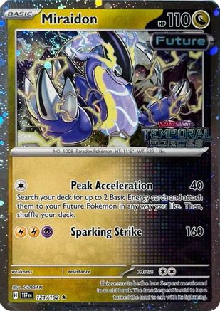 Image of Miraidon 121/162  - Holofoil Miscellaneous Cards & Products - Promo
