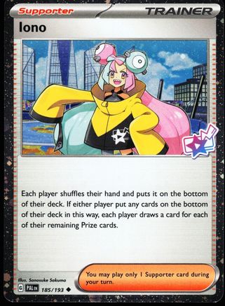 Image of Iono 185/193  - Holofoil Miscellaneous Cards & Products - Promo