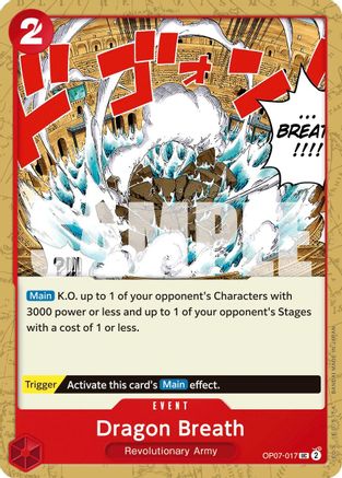 Image of Dragon Breath (OP07-017) - 500 Years in the Future