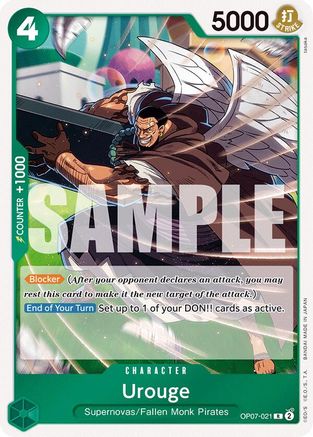 Image of Urouge (OP07-021) - 500 Years in the Future Foil