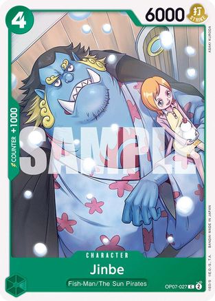 Image of Jinbe (027) (OP07-027) - 500 Years in the Future