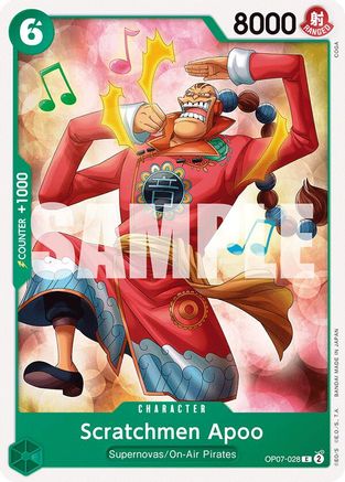 Image of Scratchmen Apoo (OP07-028) - 500 Years in the Future