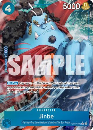 Image of Jinbe (045) (Parallel) (OP07-045) - 500 Years in the Future Foil