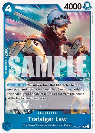 Image of Trafalgar Law (047) (OP07-047) - 500 Years in the Future Foil