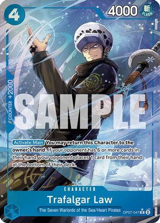 Image of Trafalgar Law (047) (Parallel) (OP07-047) - 500 Years in the Future Foil