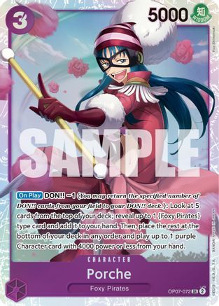 Image of Porche (OP07-072) - 500 Years in the Future Foil
