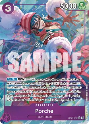 Image of Porche (Parallel) (OP07-072) - 500 Years in the Future Foil