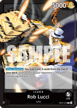 Image of Rob Lucci (079) (OP07-079) - 500 Years in the Future