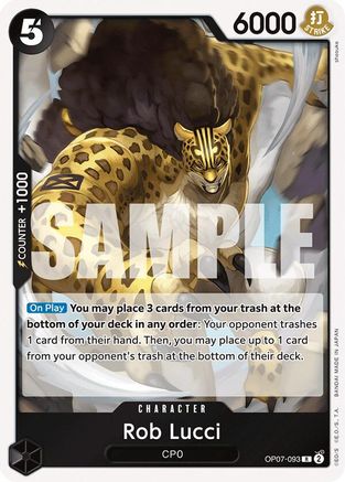Image of Rob Lucci (093) (OP07-093) - 500 Years in the Future Foil