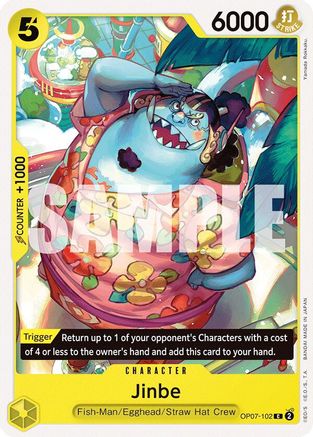 Image of Jinbe (102) (OP07-102) - 500 Years in the Future