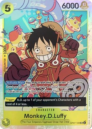 Image of Monkey.D.Luffy (109) (OP07-109) - 500 Years in the Future Foil
