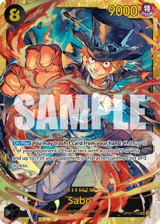 Image of Sabo (OP07-118) - 500 Years in the Future Foil