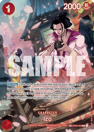 Image of Izo (SP) (OP03-003) - 500 Years in the Future Foil
