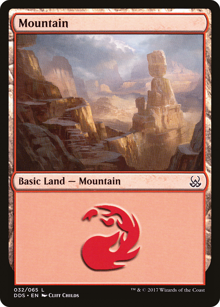 Image of Mountain (032) (DDS-032) - Duel Decks: Mind vs. Might
