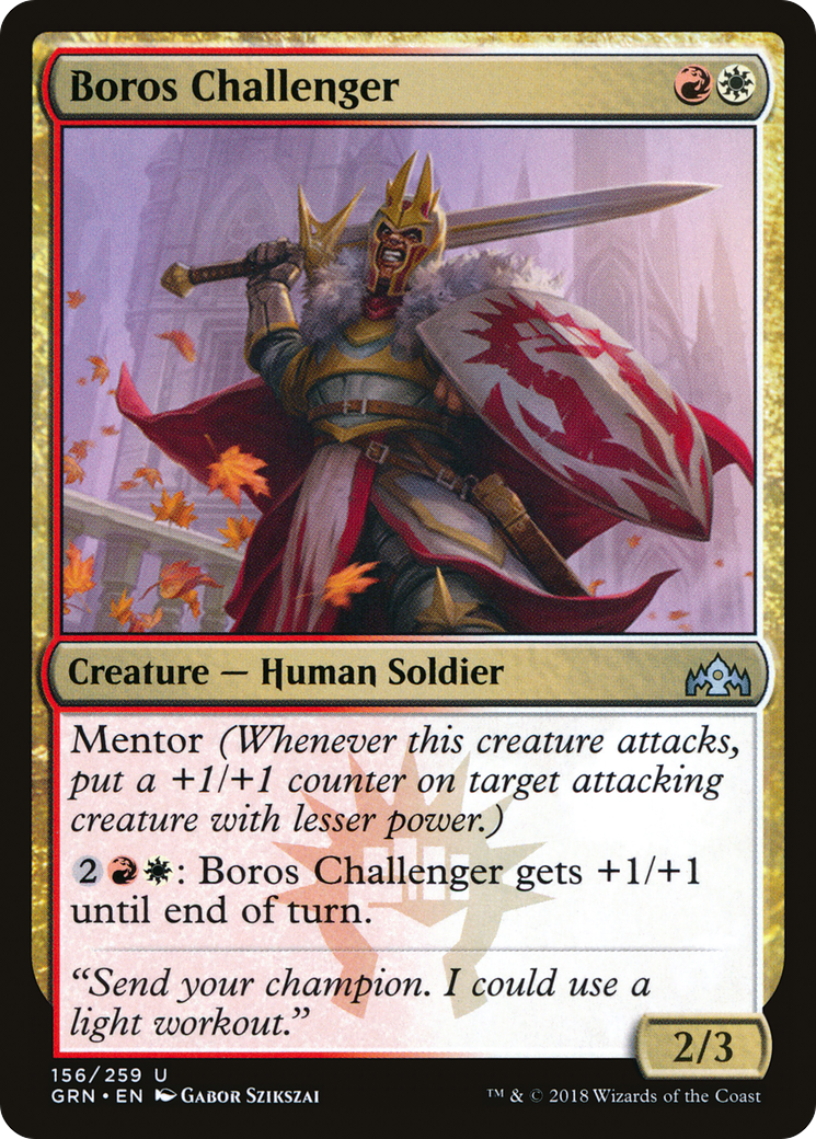 Image of Boros Challenger (GRN-156) - Guilds of Ravnica Foil