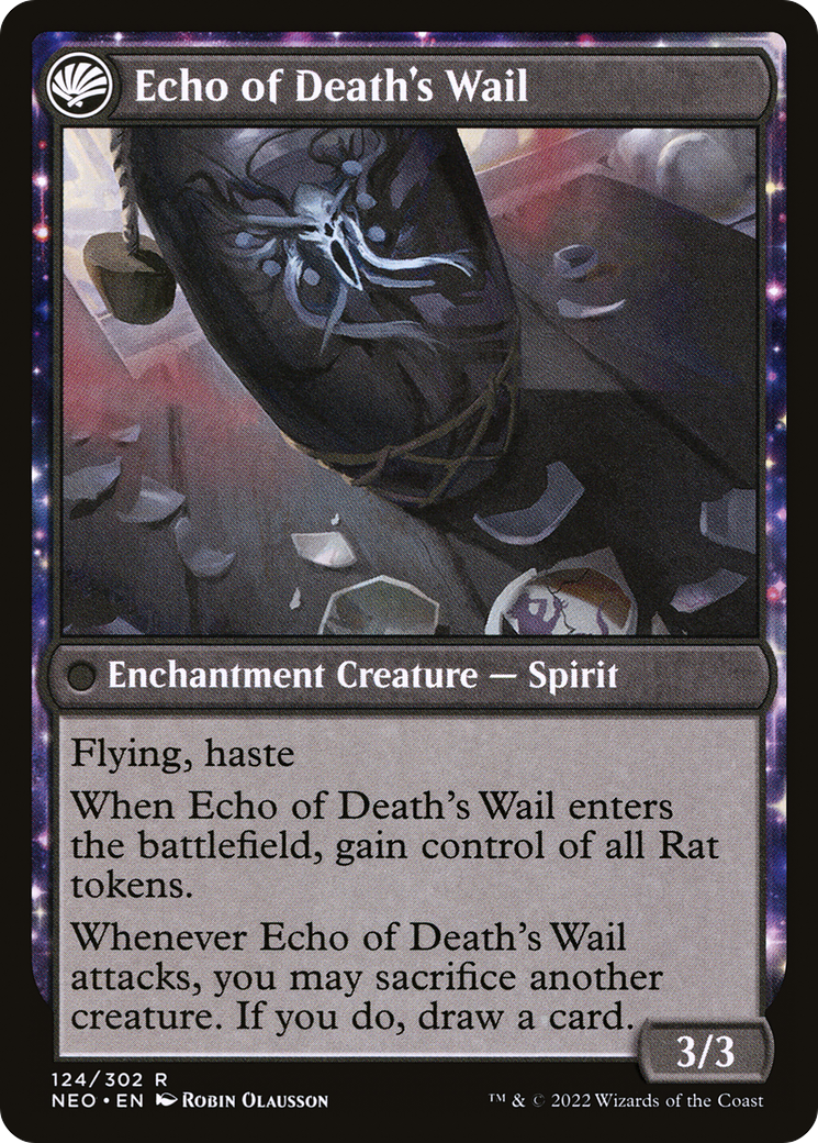 Image of Tribute to Horobi (NEO-124) - Kamigawa: Neon Dynasty: (fandfc, enchantment)