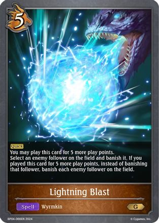 Image of Lightning Blast (BP04-066EN) - BP04 Cosmic Mythos