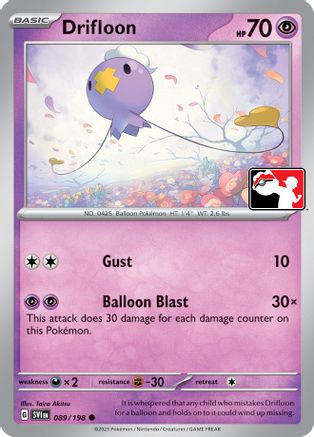 Image of Drifloon 089/198  - Holofoil Prize Pack Series Cards - Common